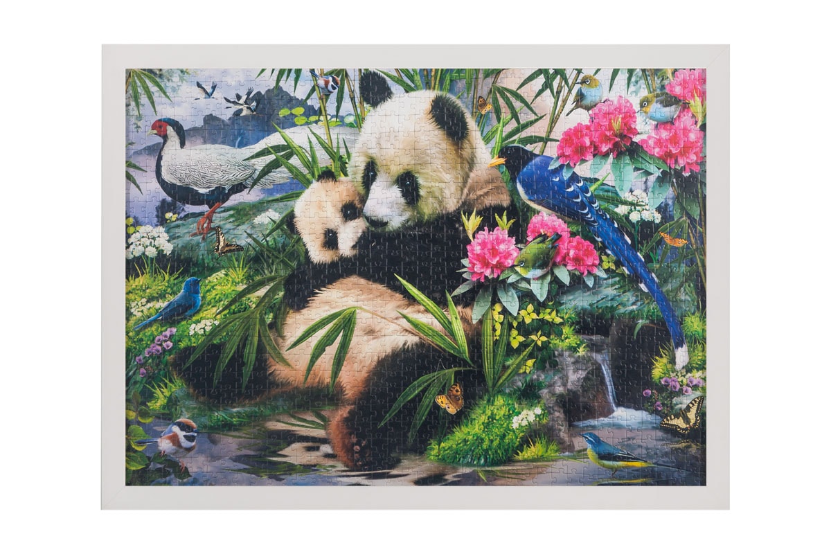 Rama 30x30 cm biała drewniana